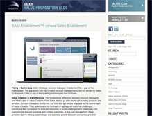 Tablet Screenshot of blog.valkre.com
